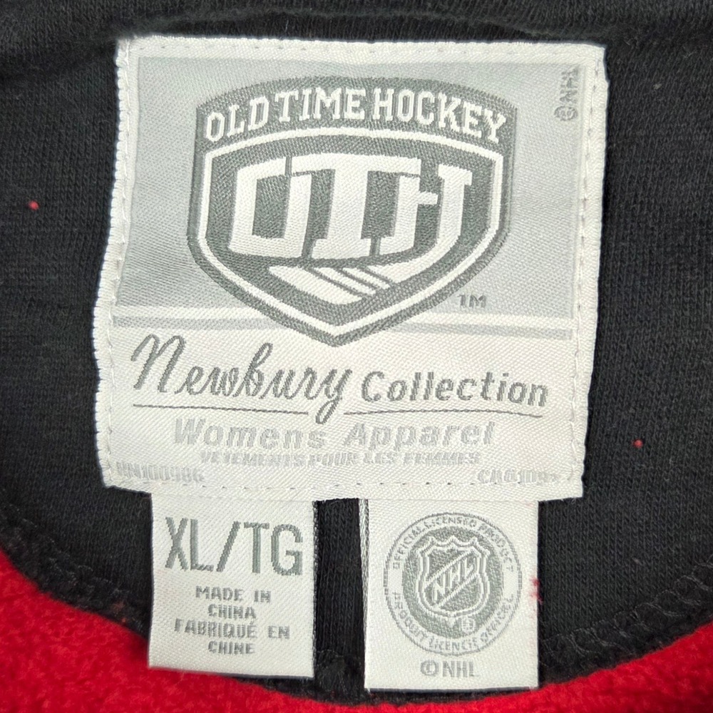 Old Time Hockey Womens Detroit Red Wings Hoodie XL Red Lace Up NHL Sweatshirt - Picture 3 of 9